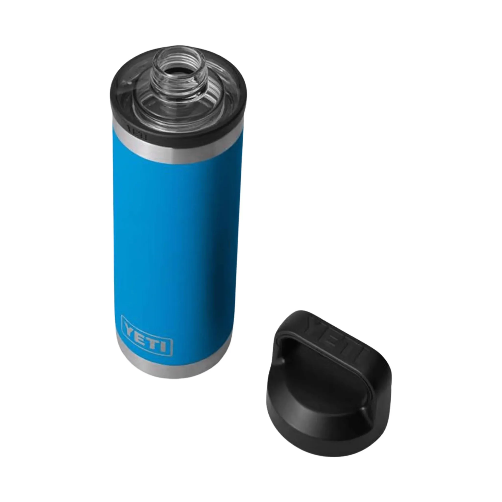YETI Rambler 18oz Water Bottle With Chug Cap - Big Wave Blue