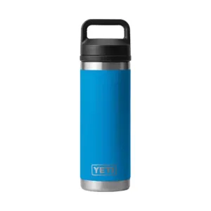 YETI Rambler 18oz Water Bottle With Chug Cap - Big Wave Blue