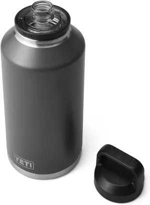 YETI Rambler 64 oz Bottle, Vacuum Insulated, Leakproof, Stainless Steel with Chug Cap, Charcoal