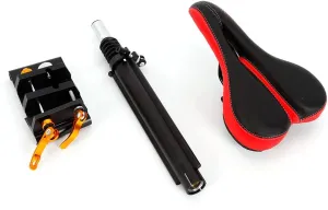 YIYIBYUS Electric Scooter Folding Seat Scooter Seat Electric Skateboard Saddle Seat Fit Xiaomi M365 Adjustable Height Shock-Absorbing Folding Seat Chair