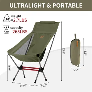 YL09 Ultralight Foldable Camping Chair