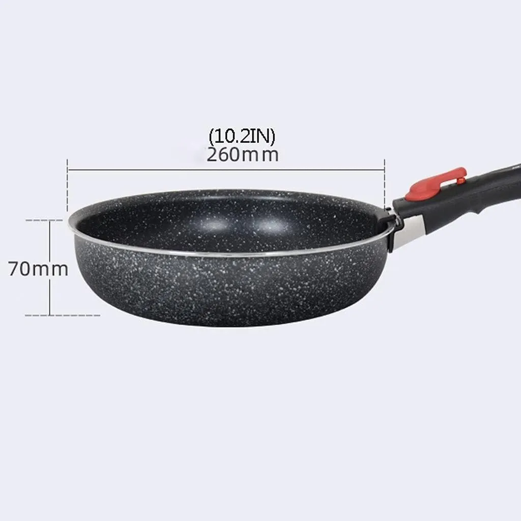 YYDS Outdoor Camping Camping Cookware Aluminum Alloy Wok Nonstick Frying Pan Camping Cooker Lightweight Pan Multifunction Non-Stick Pot Adventures Picnics (Size : Pan Silicone Cover)
