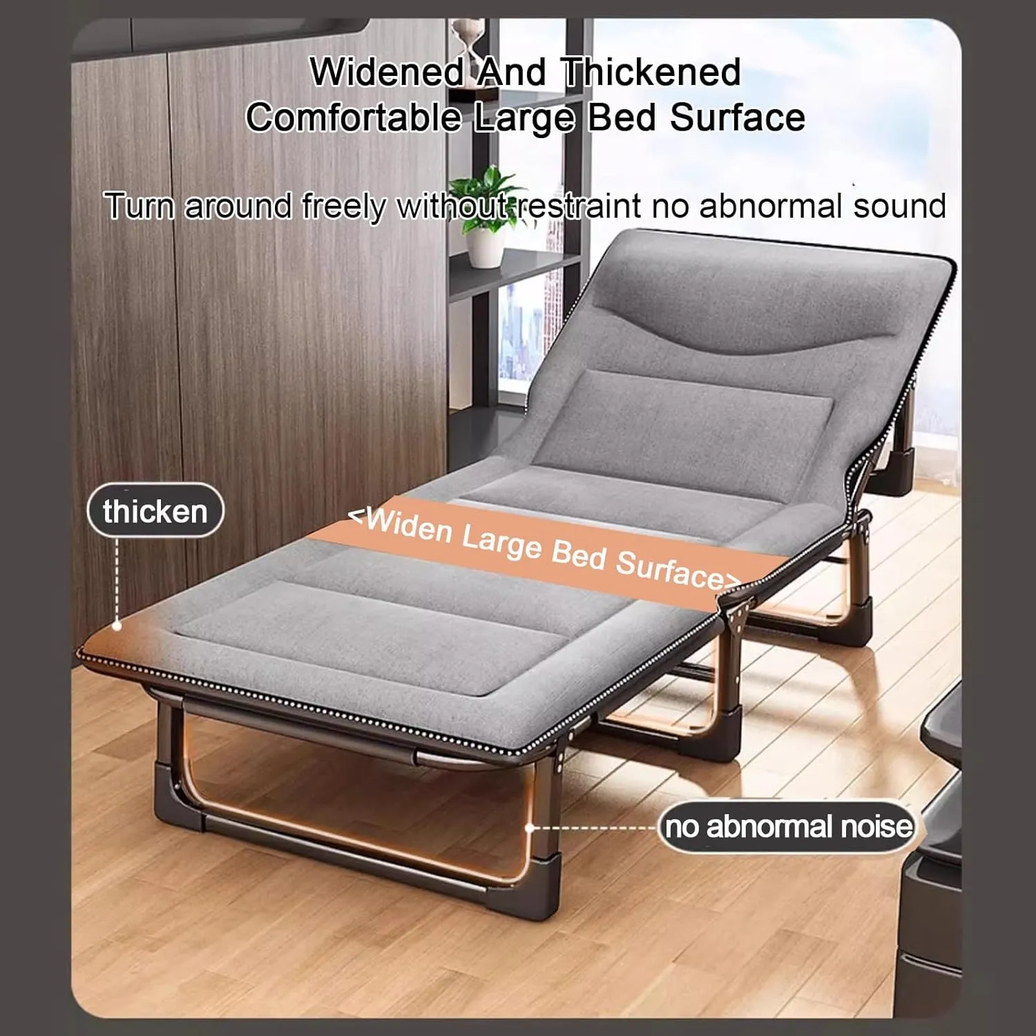 ZTGL C,170x56cm, Camping Cot for Adults, Office Nap Folding Lounge Chairs, Sunbathing Lounge Chairs, Camping Lounge Chair, Portable Patio Recliner Chair, Outdoor Lounge Chair