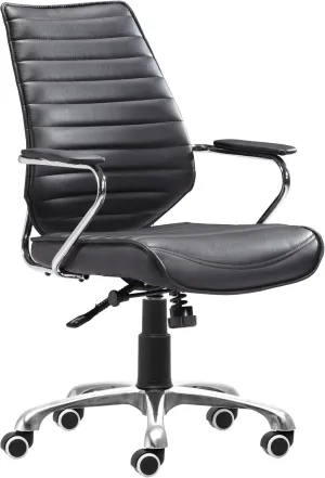 Zuo Enterprise Low Back Office Chair Black