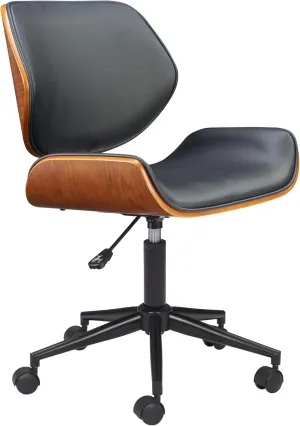 Zuo Flex Low Back Office Chair Black