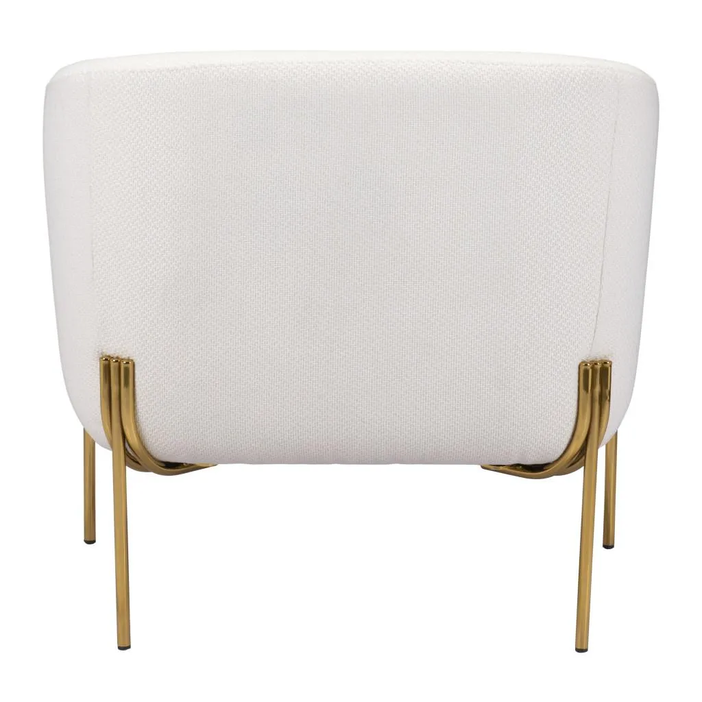 Zuo Micaela Armchair Ivory