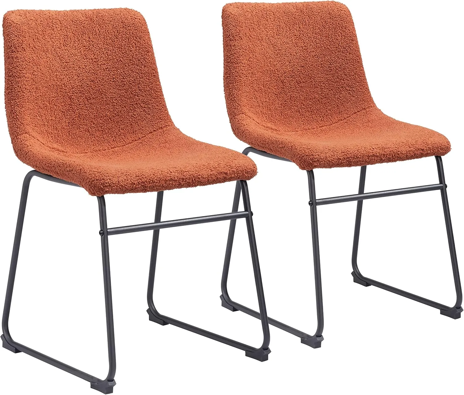 Zuo Smart Dining Chair Burnt Orange