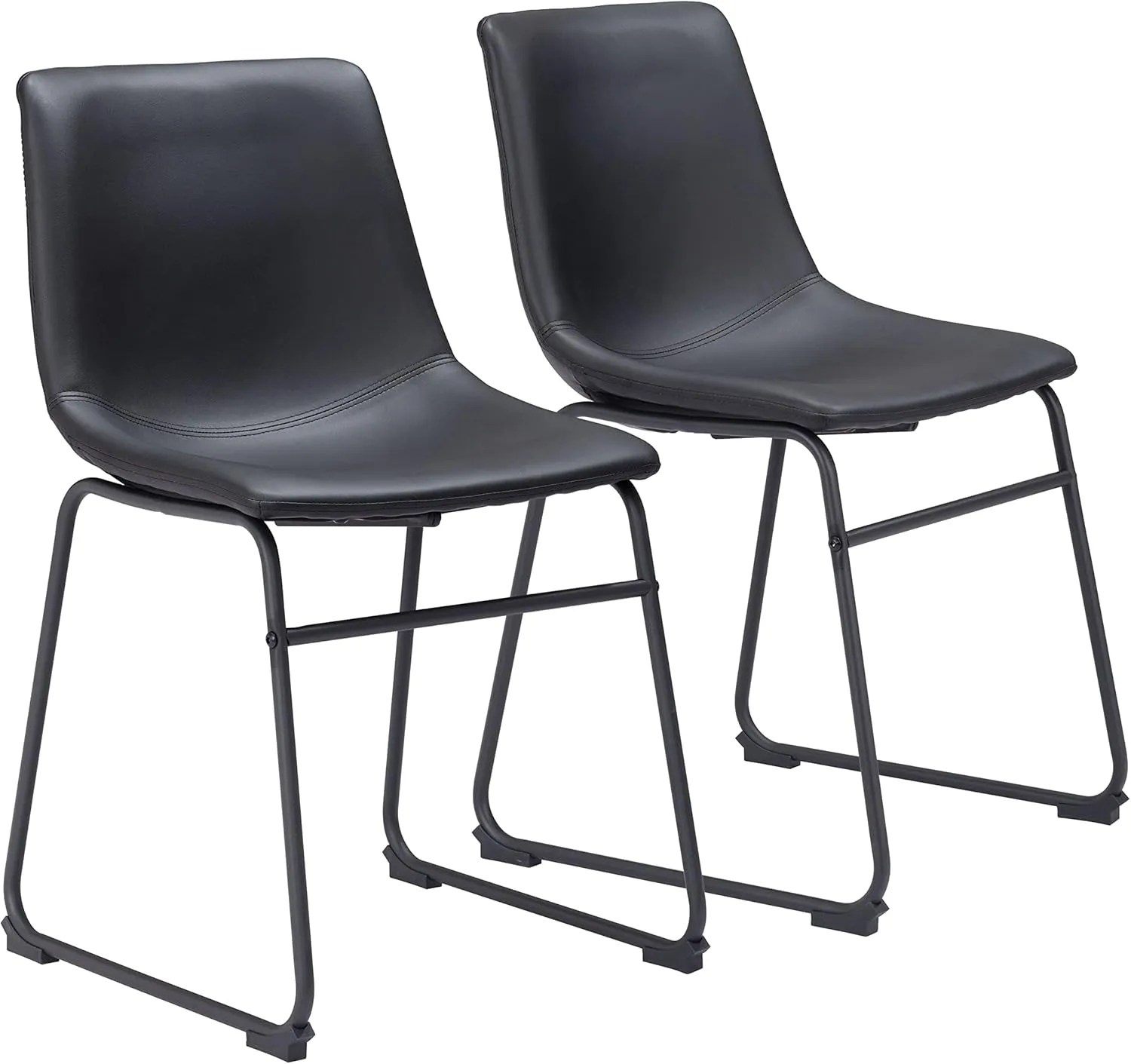 Zuo Smart Dining Chair (Set of 2) Black